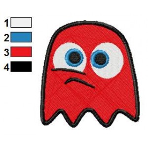 Pac Man and The Ghostly Adventures Blinky 03 Embroidery Design